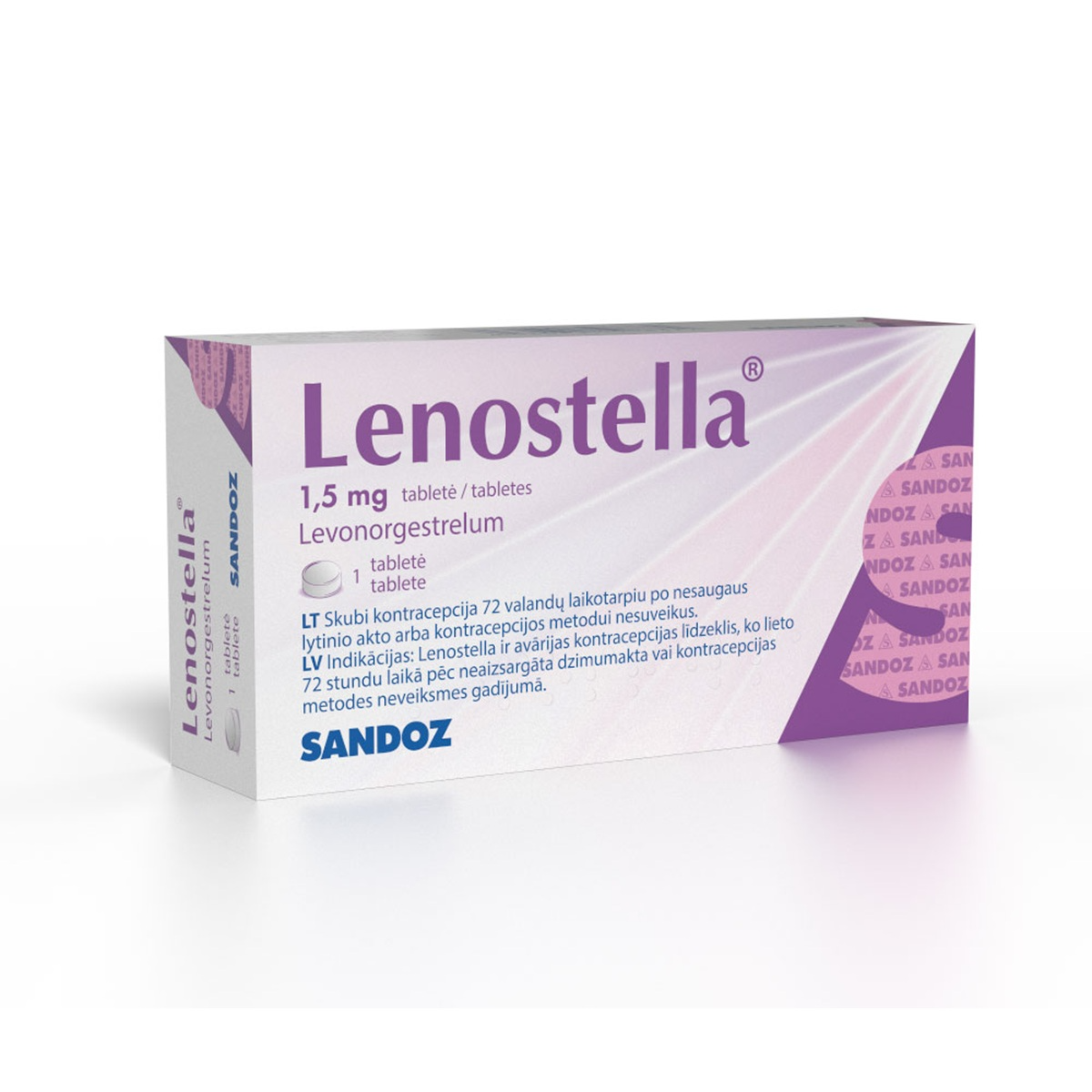 LENOSTELLA, 1,5 mg, tabletė, N1