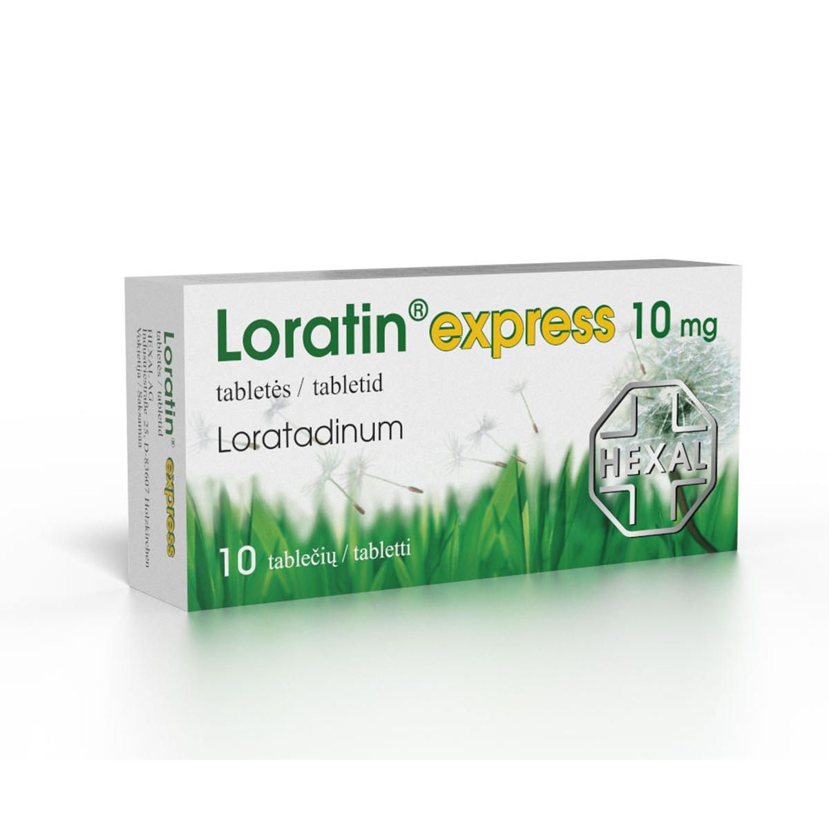 LORATIN EXPRESS, 10 mg, tabletės, N10