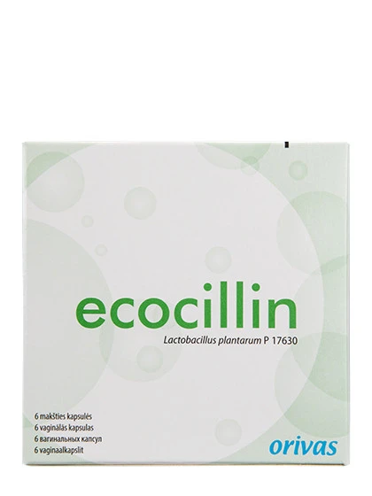 Ecocillin vaginālās kapsulas N6