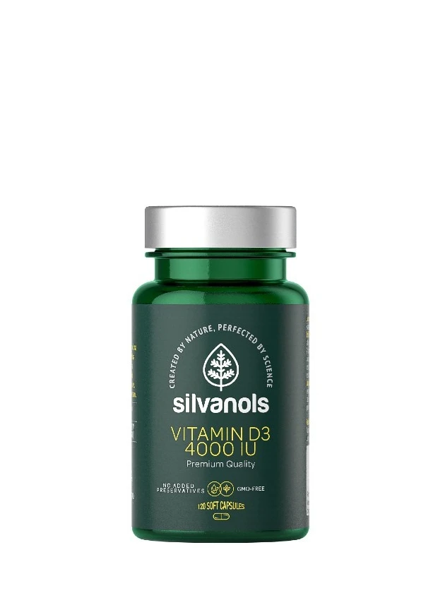 Silvanols Vitamin D3 4000IU kapsulas N120