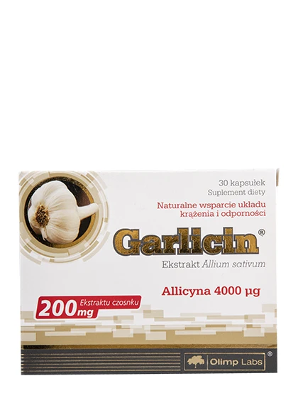 Olimp Labs Garlicin 200mg ķiploku ekstrakts kapsulas N30