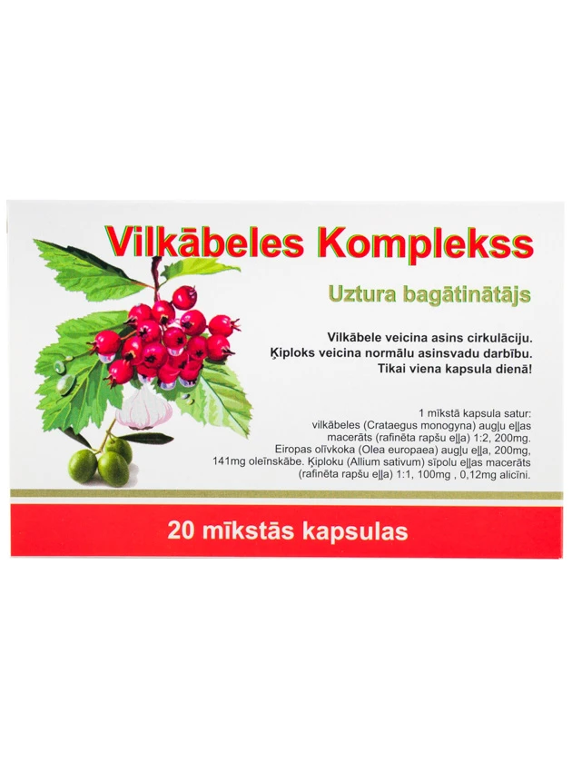 Vilkābeles Komplekss kapsulas N20