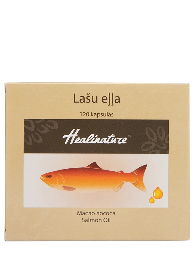 Healinature Lašu eļļa kapsulas N120