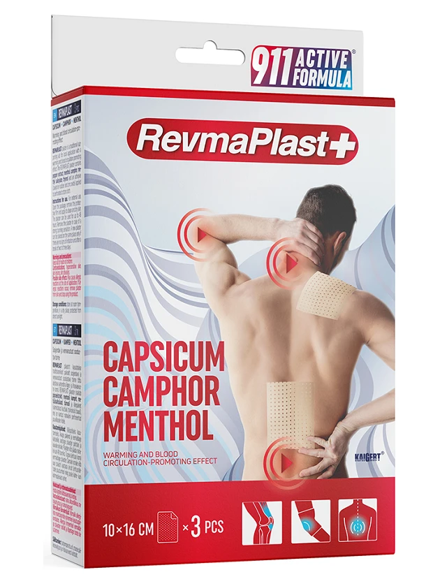 911 active formula Revmaplast+ plāksteri 10x16cm N3