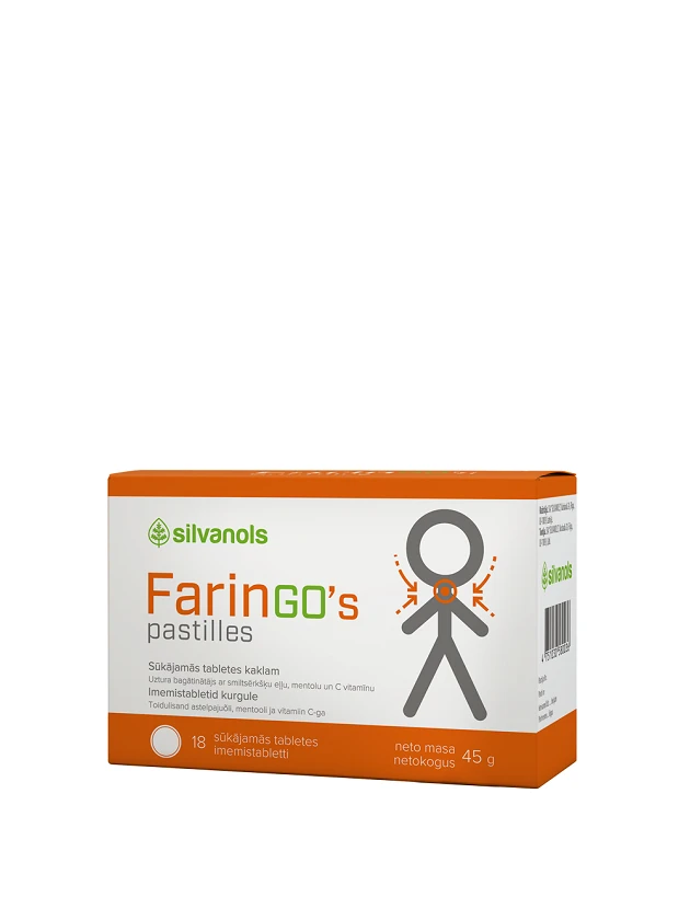 Silvanols FarinGo’s pastilles pastilas N18