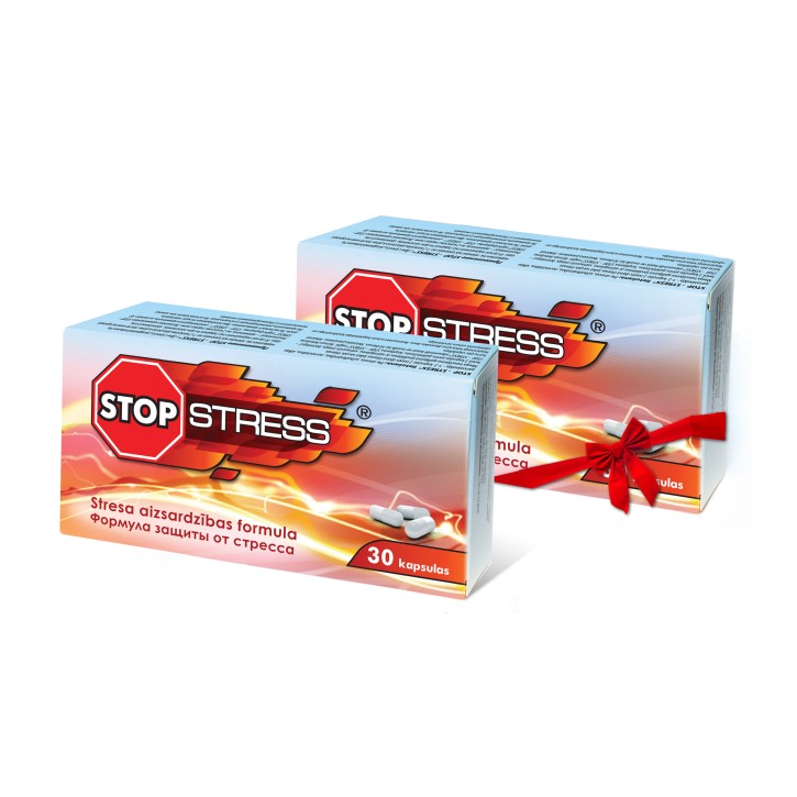 STOP-STRESS DAY KAPSULAS N30 (AKCIJA 1+1)