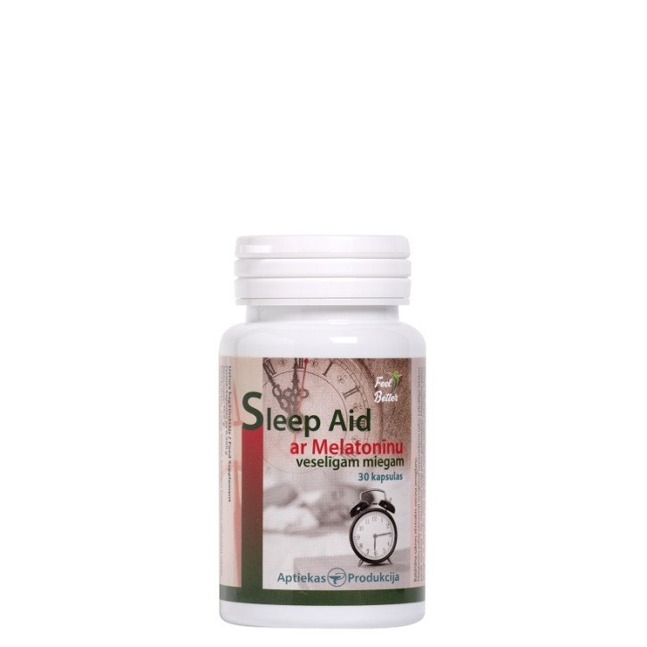 SLEEP AID ar melatonīnu capsulas N30