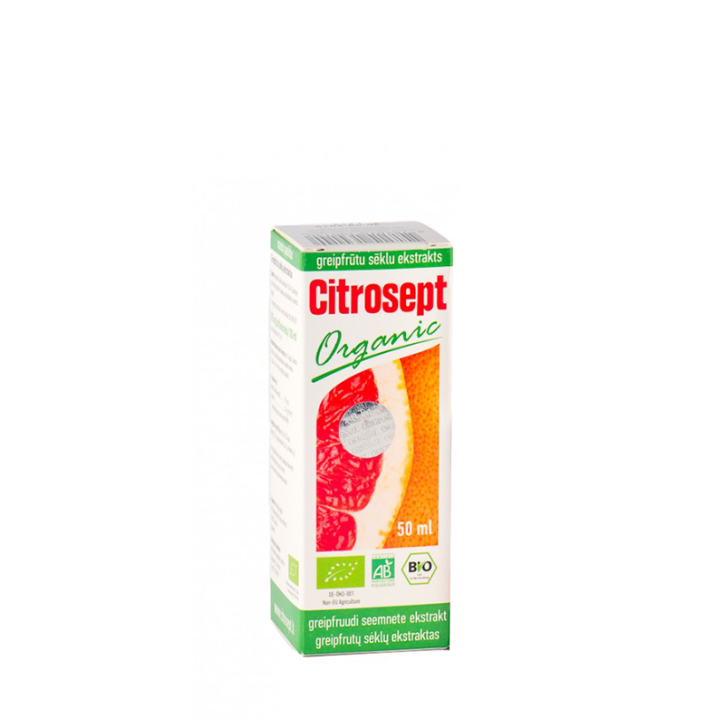 CITROSEPT ORGANIC greipfrūtu sēklu ekstrakts 50 ml