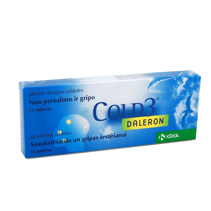 DALERON COLD 3 tabletes N12