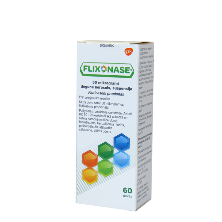 FLIXONASE nasal spray 50mcg 60devas
