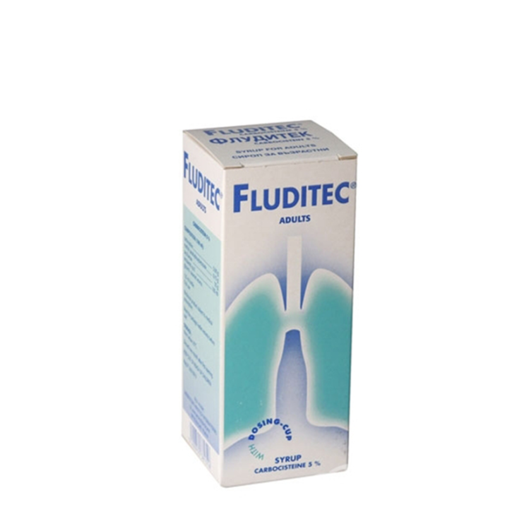 FLUDITEC 5% sīrups 125ml