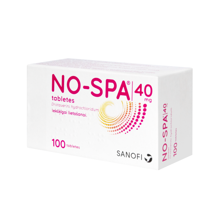 NO-SPA 0,04g tabletes N100