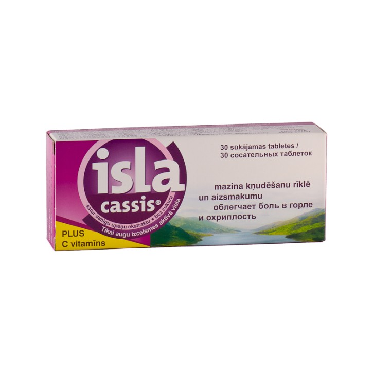 ISLA-CASSIS pastilas N30