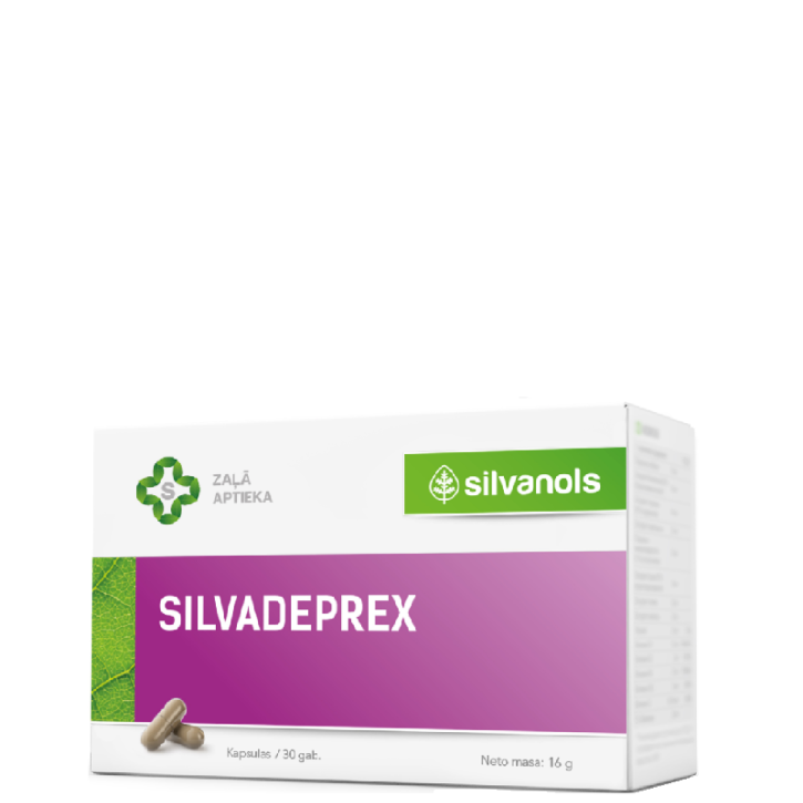 SILVADEPREX kapsulas N30 / SILVANOLS