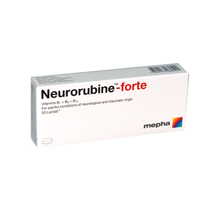 NEURORUBINE FORTE tabletes N20