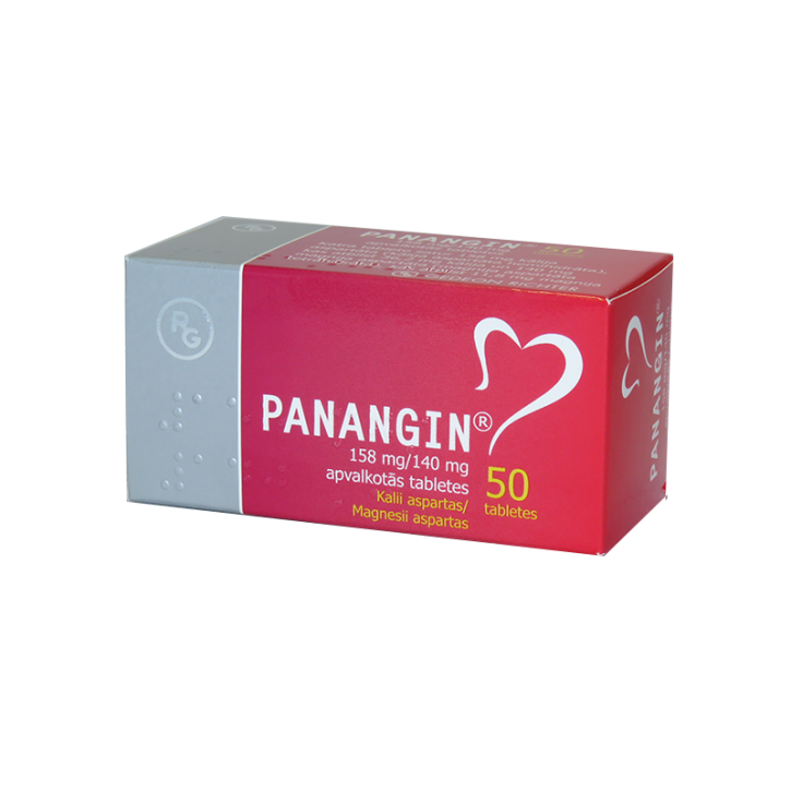 PANANGIN apvalkotas tabletes N50