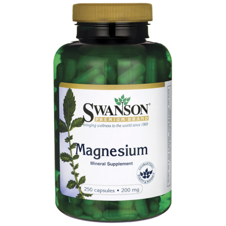 SWANSON MAGNIJS / MAGNESIUM 250MG kapsulas N250
