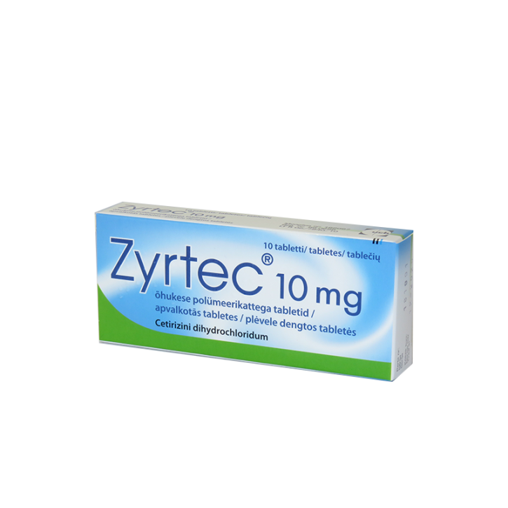 ZYRTEC 10mg tabletes N10