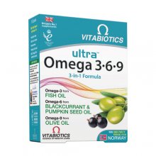 Supplement, fish oil Ultra Omega 3-6-9 Capsules, N60 | Mano Vaistinė