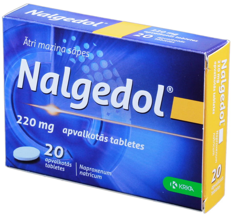 NALGEDOL 220 mg tabletes, 20 gab.