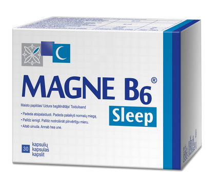 MAGNE B6 Sleep kapsulas, 30 gab.