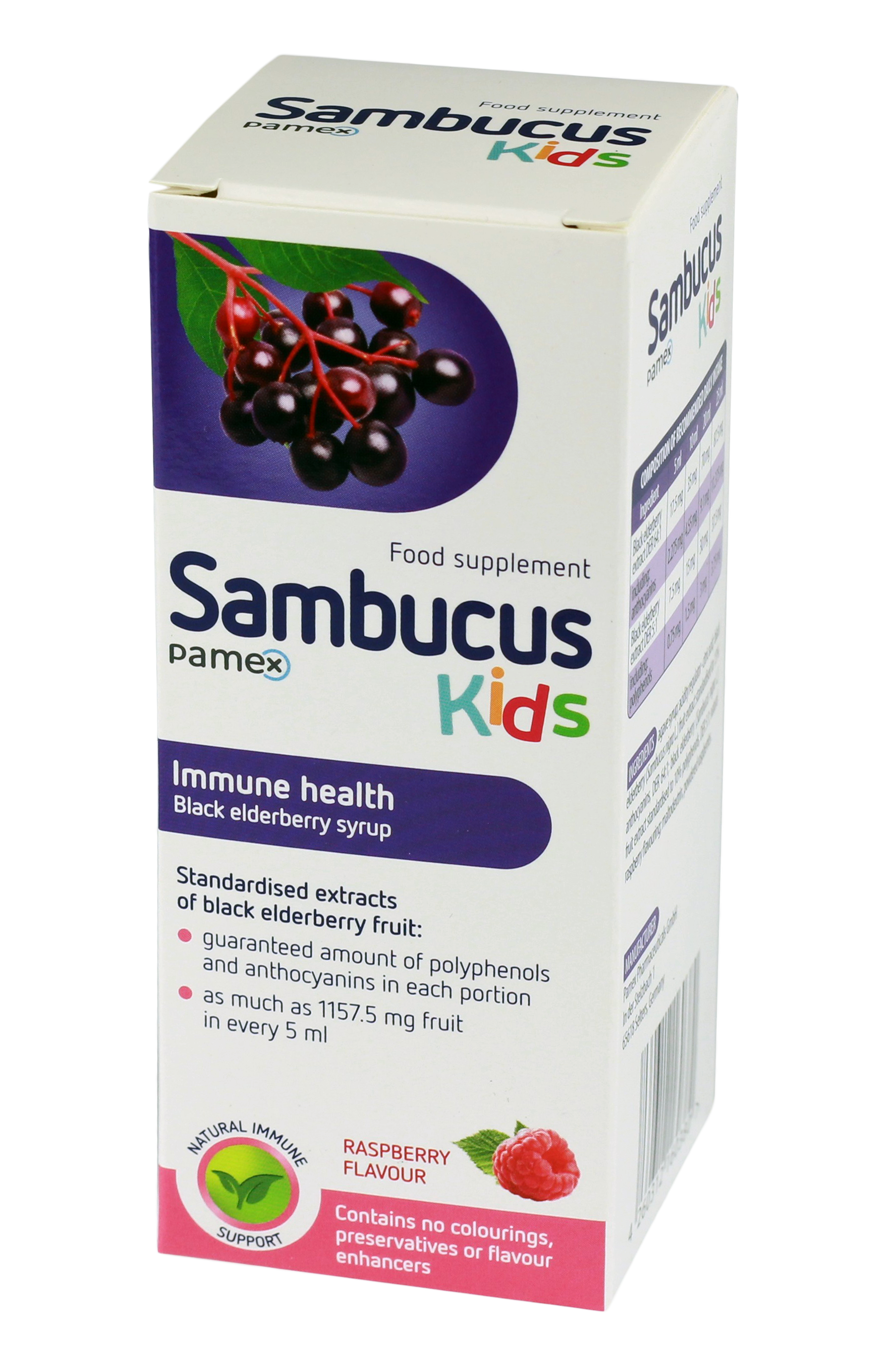 SAMBUCUS  Kids sīrups, 120 ml