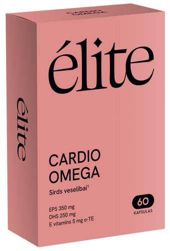 ELITE Cardio Omega kapsulas, 60 gab.