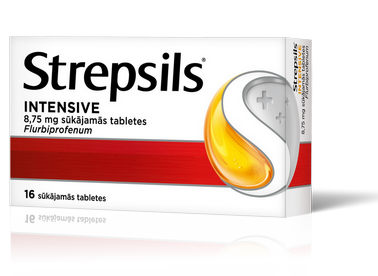STREPSILS Intensive sūkājamās tabletes, 16 gab.