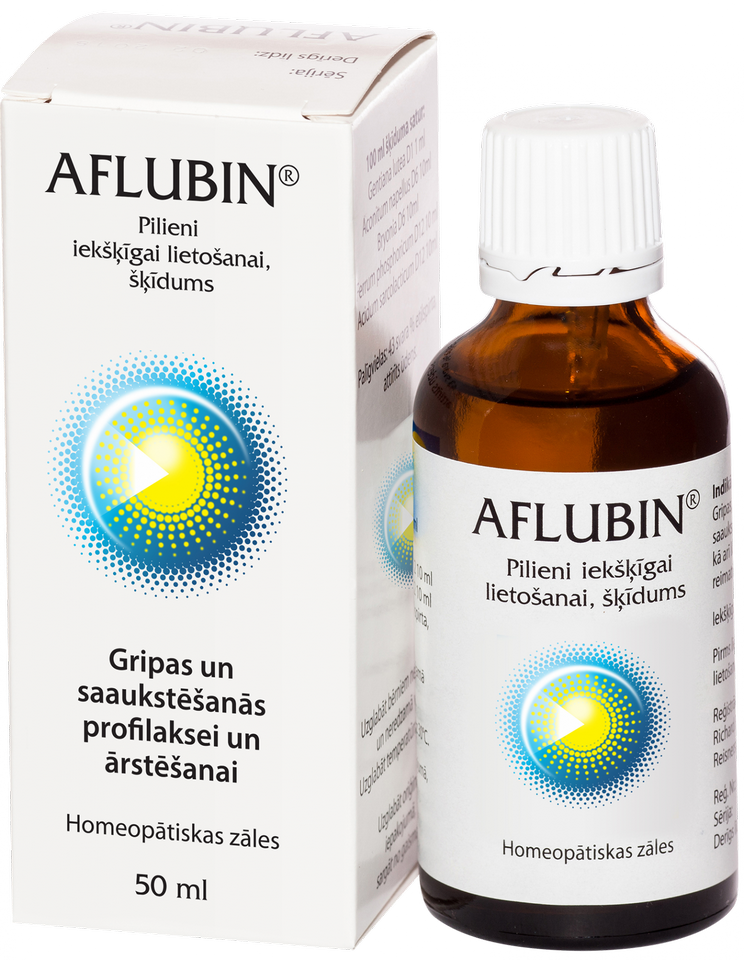 AFLUBIN pilieni, 50 ml