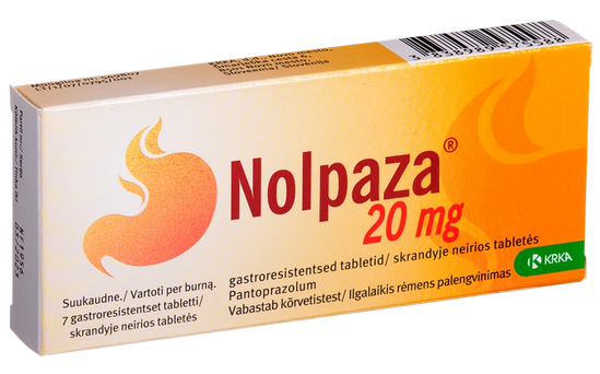 NOLPAZA Control 20 mg tabletes, 14 gab.