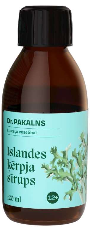 DR. PAKALNS Islandes ķērpja sīrups, 120 ml