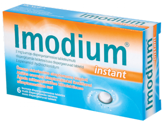 IMODIUM INSTANT 2 mg tabletes, 6 gab.