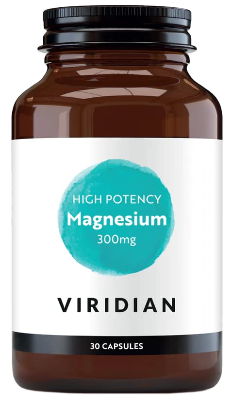 VIRIDIAN High Potency Magnesium 300 mg kapsulas, 30 gab.