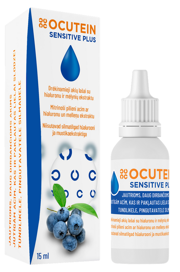 OCUTEIN   Sensitive Plus acu pilieni, 15 ml