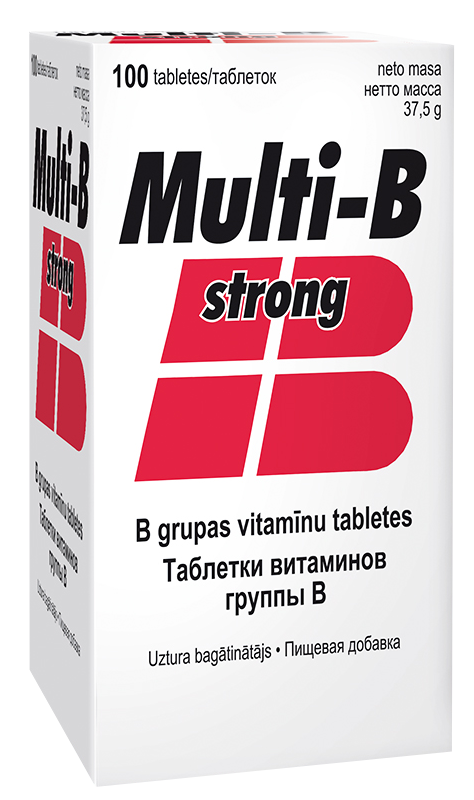 MULTI-B Strong tabletes, 100 gab.