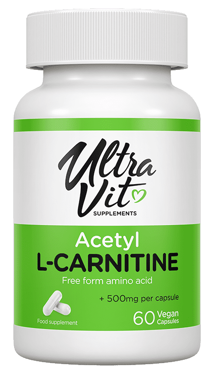 ULTRAVIT   Acetyl L-Carnitine kapsulas, 60 gab.