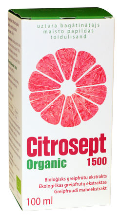 CITROSEPT Organic 1500 pilieni, 100 ml