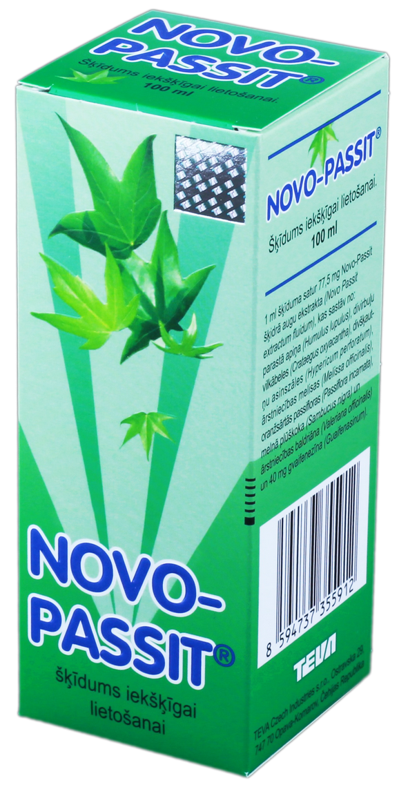 NOVO-PASSIT šķidrums, 100 ml