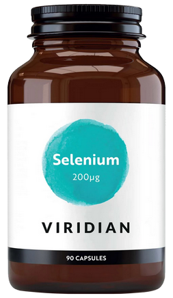 VIRIDIAN Selenium 200 µg kapsulas, 90 gab.