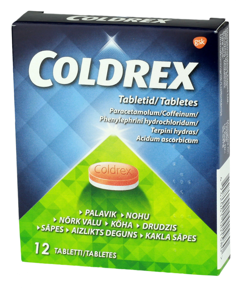 COLDREX  tabletes, 12 gab.