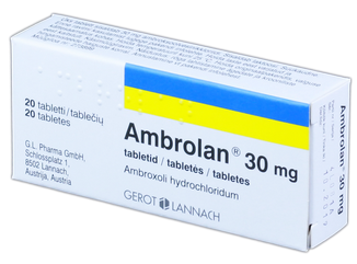AMBROLAN 30 mg tabletes, 20 gab.