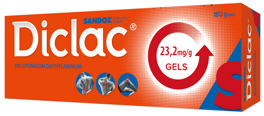 DICLAC 23,2 mg/g gels, 180 g