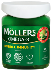 MOLLERS Dobbel Immunity kapsulas, 90 gab.