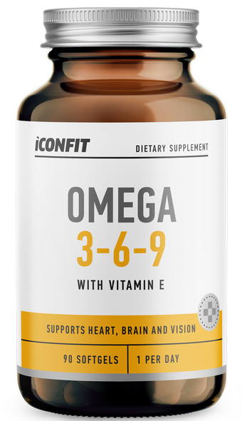 ICONFIT Omega 3-6-9 mīkstās kapsulas, 90 gab.
