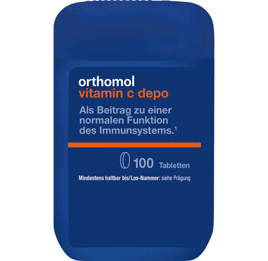 ORTHOMOL Vitamin C Depo tabletes, 100 gab.
