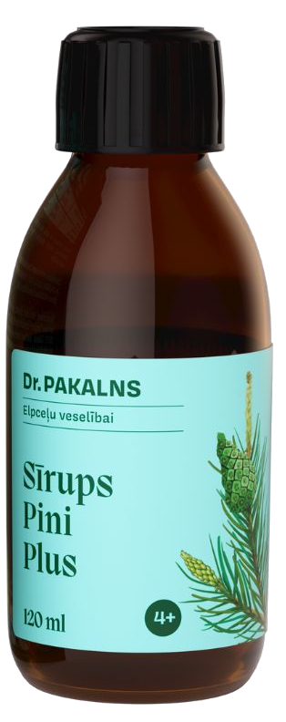 DR. PAKALNS Pini Plus sīrups, 120 ml
