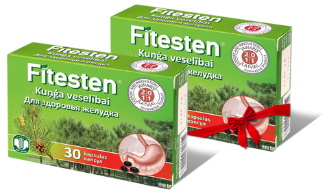 FITESTEN  (1+1) 300 mg kapsulas, 30 gab.