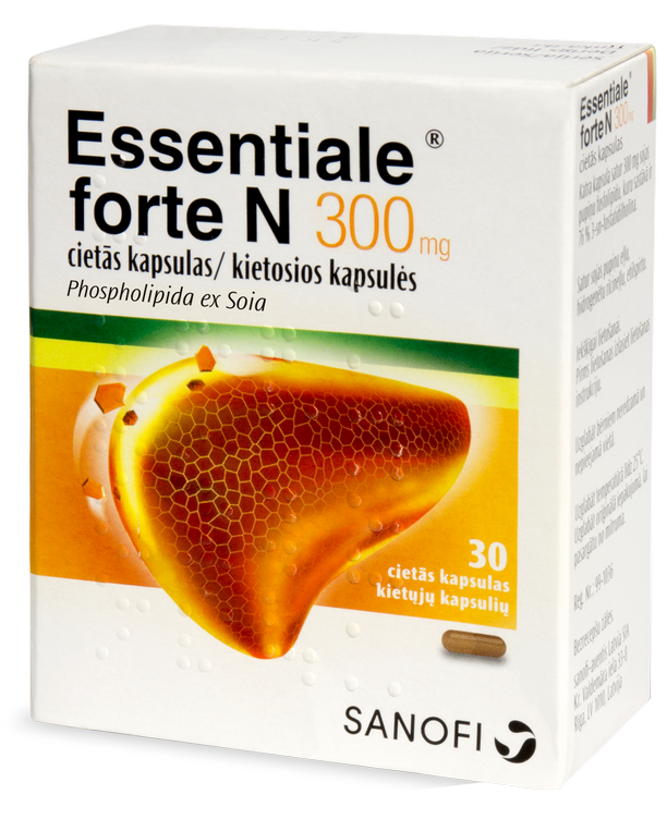 ESSENTIALE FORTE N 300 mg kapsulas, 30 gab.