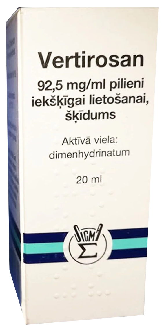 VERTIROSAN 9,25 mg/ml pilieni, 20 ml