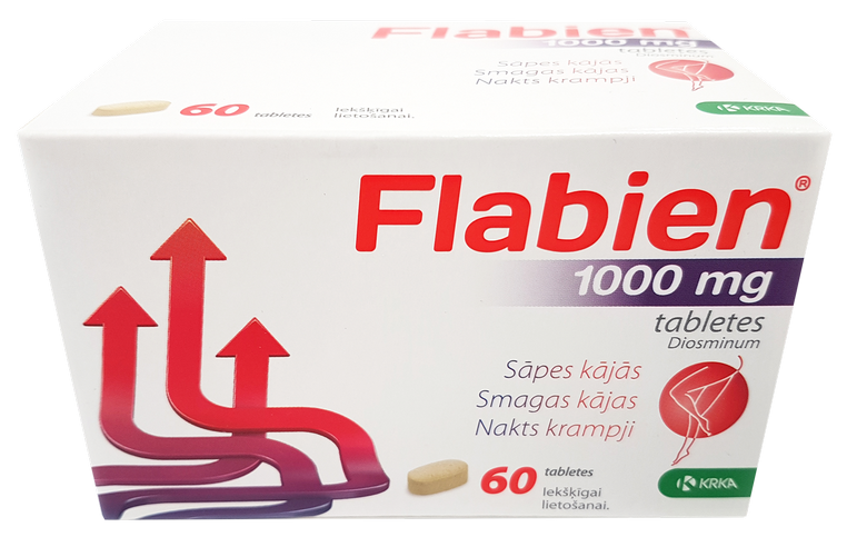 FLABIEN 1000 mg tabletes, 60 gab.